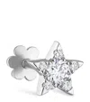 Maria Tash White Gold And White Diamond Celestial Stud Earring In White