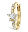 Maria Tash Yellow Gold Diamond Star Eternity Hoop Earring In Gold