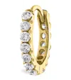 Maria Tash Yellow Gold Invisible Set Diamond Eternity Hoop Earring In Gold