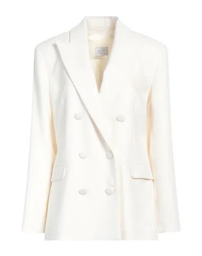 Maria Vittoria Paolillo Mvp Woman Coat White Size 6 Viscose, Wool