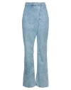 Maria Vittoria Paolillo Mvp Woman Denim Pants Blue Size 6 Cotton In Blue