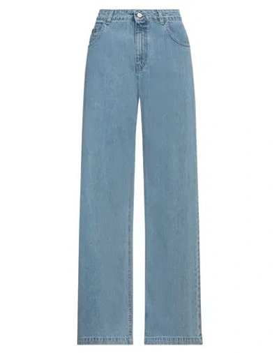 Maria Vittoria Paolillo Mvp Woman Jeans Blue Size 8 Cotton