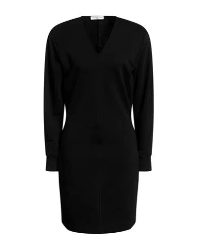 Maria Vittoria Paolillo Mvp Woman Midi Dress Black Size 6 Cotton, Polyester