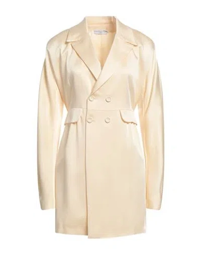 Maria Vittoria Paolillo Mvp Woman Mini Dress Cream Size 6 Acetate, Viscose, Polyester In White