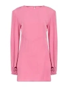 Maria Vittoria Paolillo Mvp Woman Mini Dress Pink Size 8 Acetate, Viscose