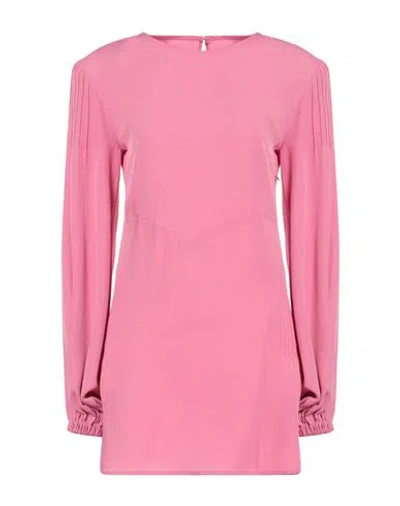 Maria Vittoria Paolillo Mvp Woman Mini Dress Pink Size 8 Acetate, Viscose