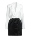 Maria Vittoria Paolillo Mvp Woman Mini Dress White Size 8 Viscose, Cotton, Silk In White