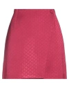 Maria Vittoria Paolillo Mvp Woman Mini Skirt Garnet Size 8 Viscose, Elastane In Red
