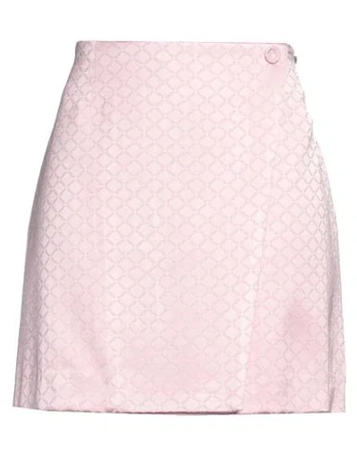 Maria Vittoria Paolillo Mvp Woman Mini Skirt Pink Size 8 Viscose, Elastane