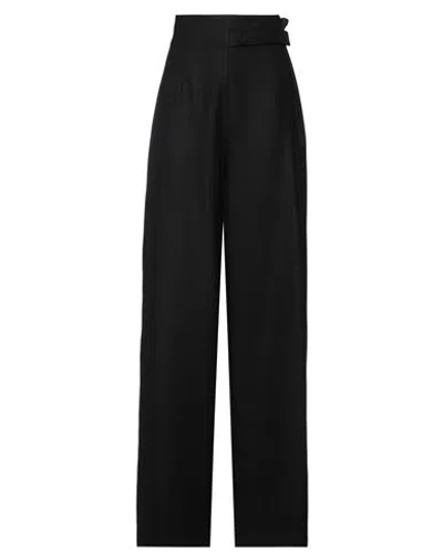 Maria Vittoria Paolillo Mvp Woman Pants Black Size 2 Virgin Wool, Polyamide