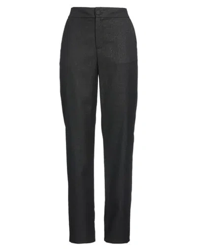 Maria Vittoria Paolillo Mvp Woman Pants Black Size 8 Viscose, Polyester, Metal, Polyamide, Elastane