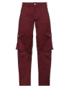 Maria Vittoria Paolillo Mvp Woman Pants Burgundy Size 4 Cotton, Elastane In Red