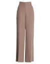 Maria Vittoria Paolillo Mvp Woman Pants Camel Size 6 Viscose, Wool In Beige