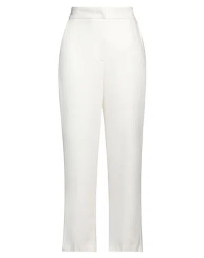 Maria Vittoria Paolillo Mvp Woman Pants Cream Size 10 Viscose, Wool In White