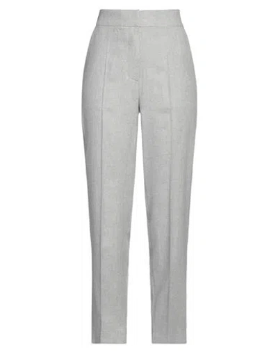 Maria Vittoria Paolillo Mvp Woman Pants Light Grey Size 4 Viscose, Wool In Gray