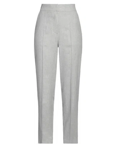 Maria Vittoria Paolillo Mvp Woman Pants Light Grey Size 4 Viscose, Wool