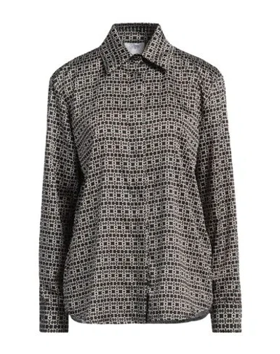 Maria Vittoria Paolillo Mvp Woman Shirt Dark Brown Size 10 Polyester