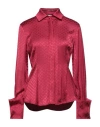 Maria Vittoria Paolillo Mvp Woman Shirt Garnet Size 4 Viscose, Elastane In Red
