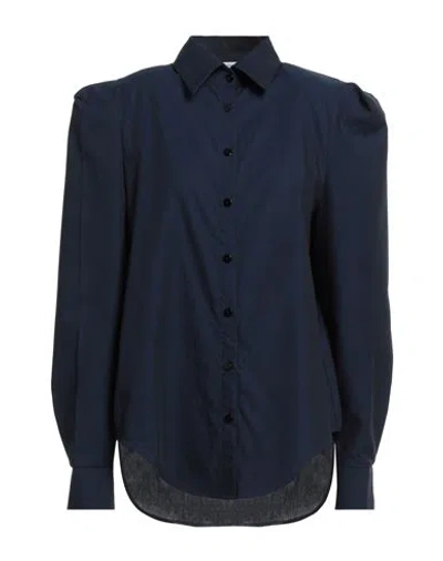 Maria Vittoria Paolillo Mvp Woman Shirt Midnight Blue Size 8 Cotton