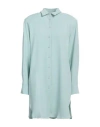Maria Vittoria Paolillo Mvp Woman Shirt Turquoise Size 8 Polyester In Blue