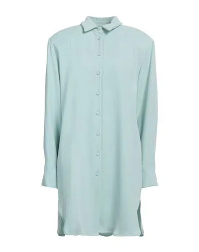 Maria Vittoria Paolillo Mvp Woman Shirt Turquoise Size 8 Polyester In Blue