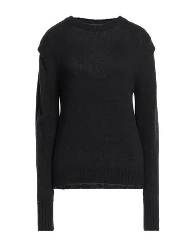 Maria Vittoria Paolillo Mvp Woman Sweater Black Size 8 Polyamide, Acrylic, Alpaca Wool