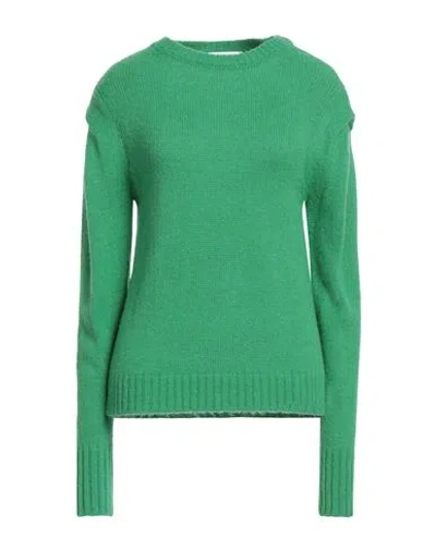 Maria Vittoria Paolillo Mvp Woman Sweater Green Size 8 Polyamide, Acrylic, Alpaca Wool