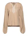 Maria Vittoria Paolillo Mvp Blouses In Beige
