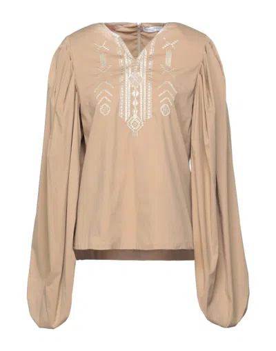 Maria Vittoria Paolillo Mvp Blouses In Beige