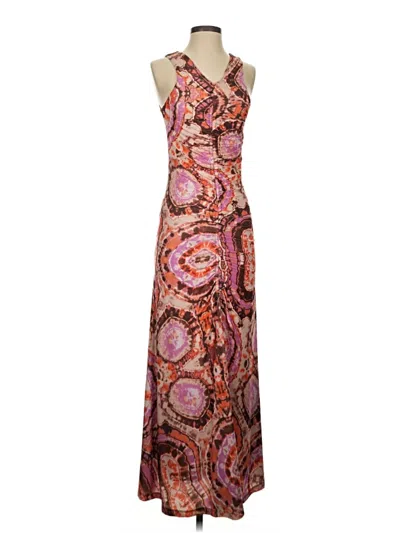 Pre-owned Mariacher. Cocktail Dress In Burgundy