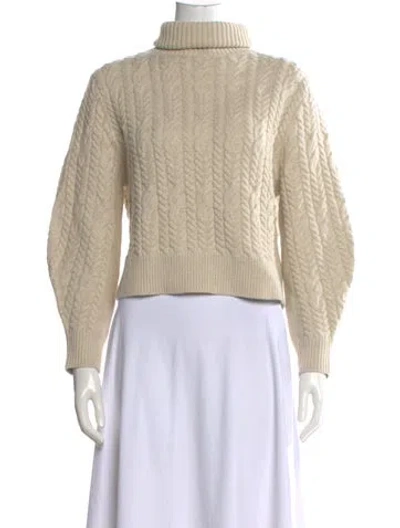 Pre-owned Mariacher. Mock Neck Sweater In Neutral