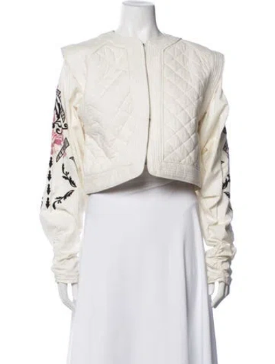 Pre-owned Mariacher. Patterned Jacket In Neutral