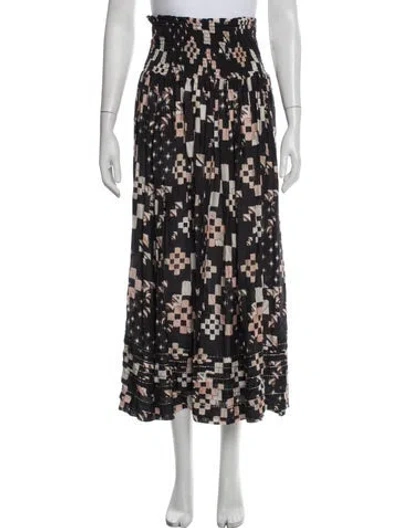 Pre-owned Mariacher. Patterned Long Skirt In Multicolor