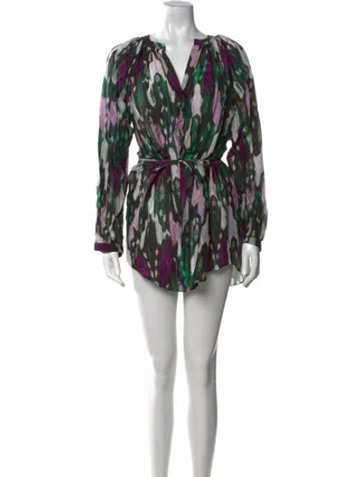 Pre-owned Mariacher. Printed Mini Dress In Multi