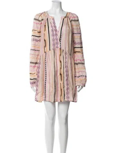 Pre-owned Mariacher. Printed Mini Dress In Multi