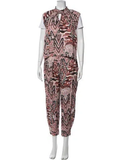 Pre-owned Mariacher. Printed Pant Set In Neutrals