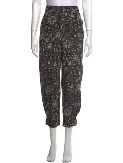 Pre-owned Mariacher. Silk Wide Leg Pants In Multi
