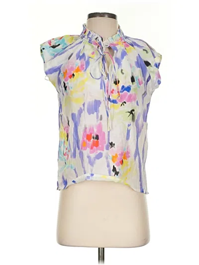 Pre-owned Mariacher. Sleeveless Blouse In Purple