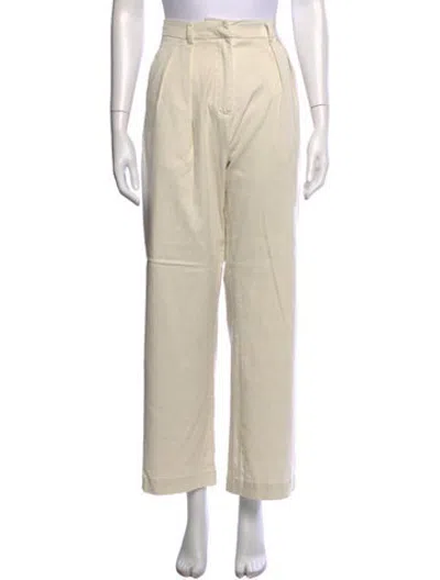 Pre-owned Mariacher. Straight Leg Pants In Neutrals