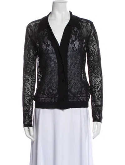 Pre-owned Mariacher. V-neck Sweater In Black