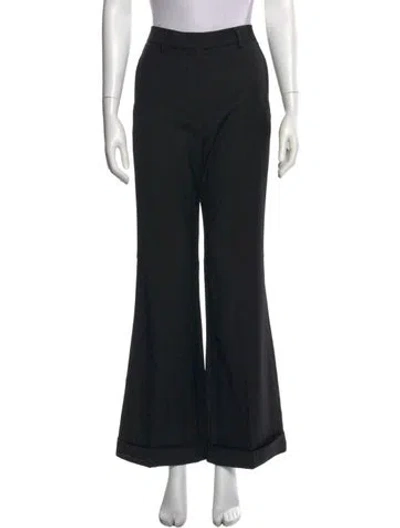Pre-owned Mariacher. Wide Leg Pants In Black