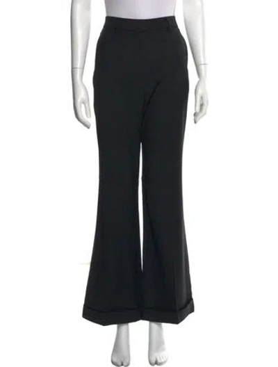 Pre-owned Mariacher. Wide Leg Pants In Black