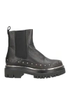 Marian Woman Ankle Boots Black Size 10 Soft Leather In Black