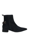 Marian Woman Ankle Boots Midnight Blue Size 7 Soft Leather