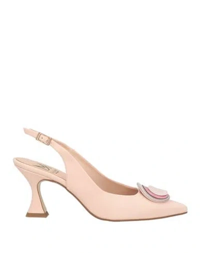 Marian Woman Pumps Blush Size 10 Leather In Pink