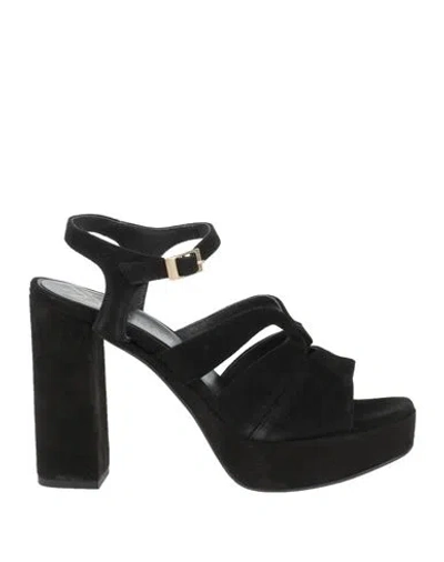 Marian Woman Sandals Black Size 11 Leather