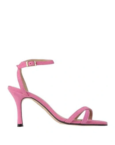 Marian Woman Sandals Pink Size 11 Leather