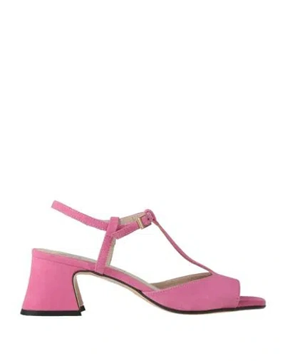 Marian Woman Sandals Pink Size 11 Leather