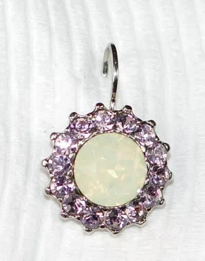 Mariana Women's Cake Batter Earrings In White / Lavender In Multi