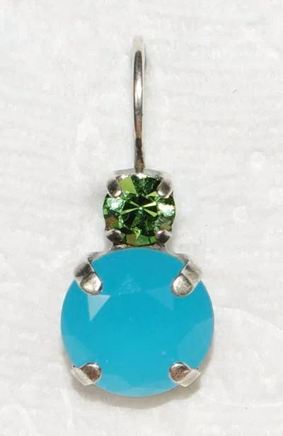Mariana Women's Caprioska Audrey Earrings In Green/ Blue